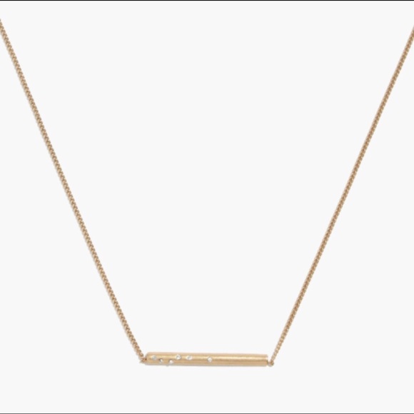 Madewell Snowstar Czech Crystal Pendant Necklace - Picture 3 of 6